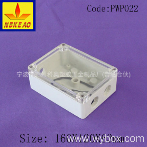 Plastic electrical enclosure box ip65 waterproof enclosure plastic outdoor enclosure waterproof PWP022 with size 160X120X63mm